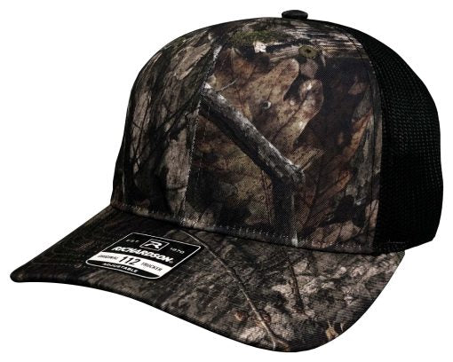 Richardson 112 Printed Front Hat -  Camouflage Patterned - Custom Embroidered