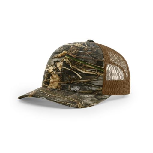 Richardson 112 Printed Front Hat -  Camouflage Patterned - Custom Embroidered