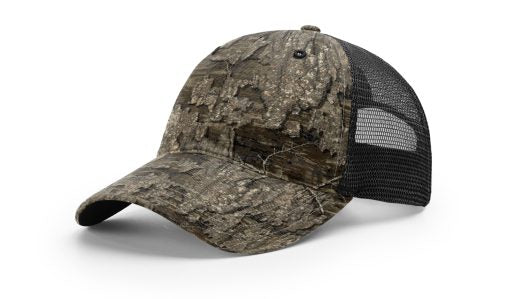 Richardson 111 Printed Washed Trucker - Camouflage Patterned - Custom Embroidered