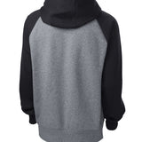 Sport-Tek Raglan Colorblock Pullover Hooded Sweatshirt
