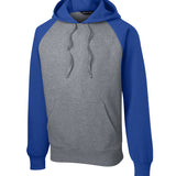Sport-Tek Raglan Colorblock Pullover Hooded Sweatshirt