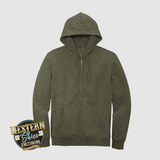 District VIT Cotton Fleece Full Zip Hoodie Sweatshirt
