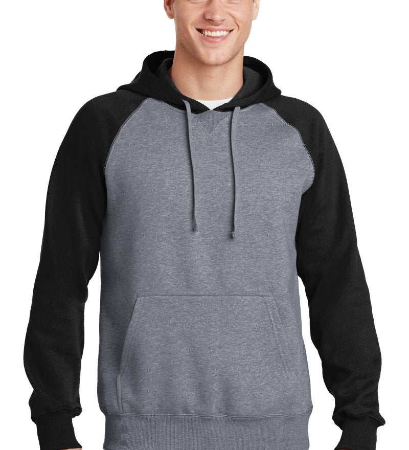 Sport-Tek® Raglan Colorblock Pullover Hooded Sweatshirt - Western Skies Design Company