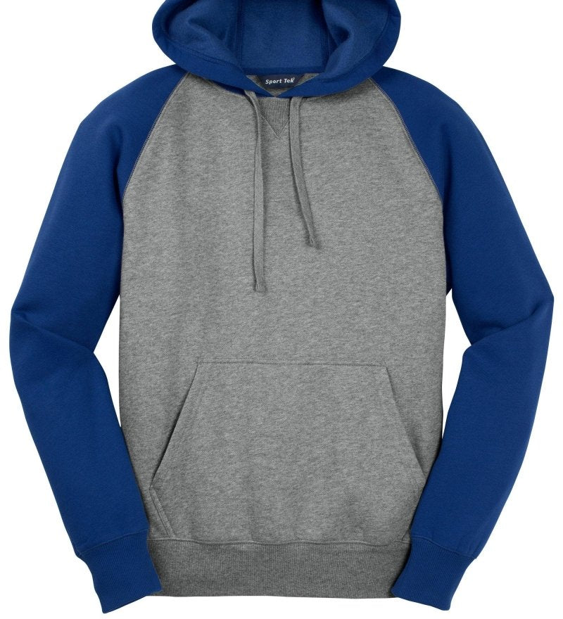 Sport-Tek® Raglan Colorblock Pullover Hooded Sweatshirt - Western Skies Design Company